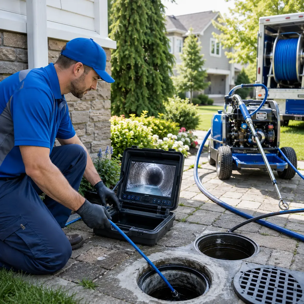 Outdoor drain cleaning professionals serving Pecos, TX
